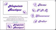 A neopoints shop for ordering custom graphics that was going to be part of dewdrops (never published)