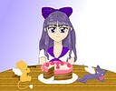 Tomoyo and the cake