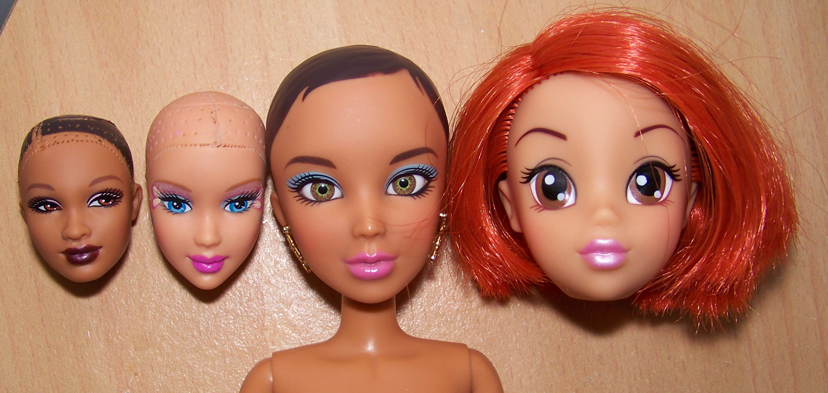 barbie head size
