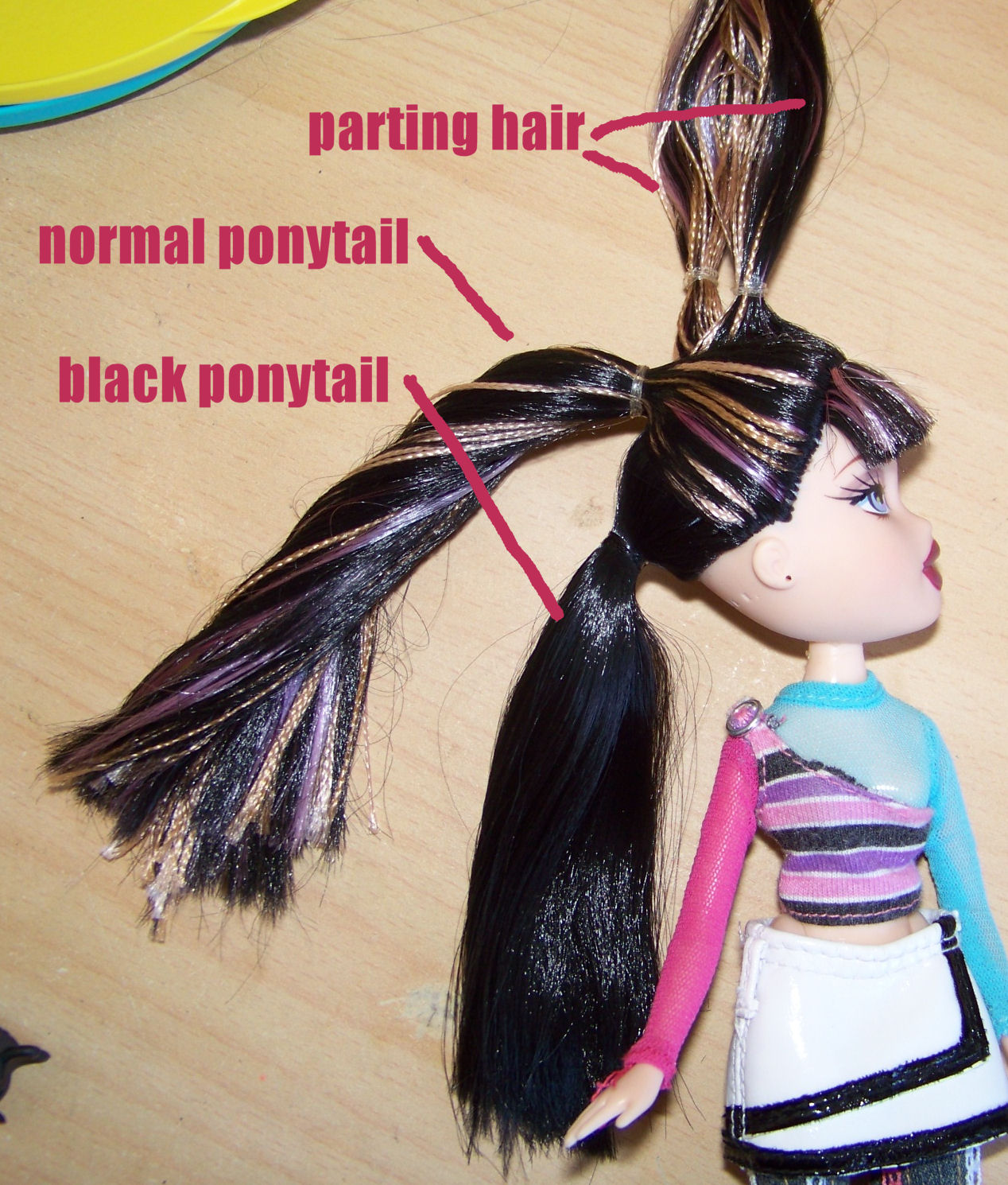 Restyling Bratz Tokyo Tiana's Hair – Tutorials